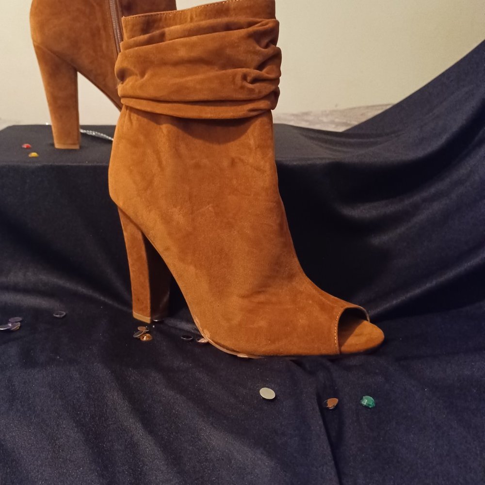 Open Toe Booties - Picture 5 of 7